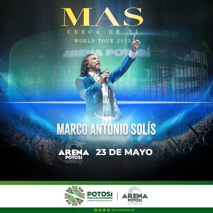 Marco Antonio Solís El Buki en la Arena&nbsp;Potosí