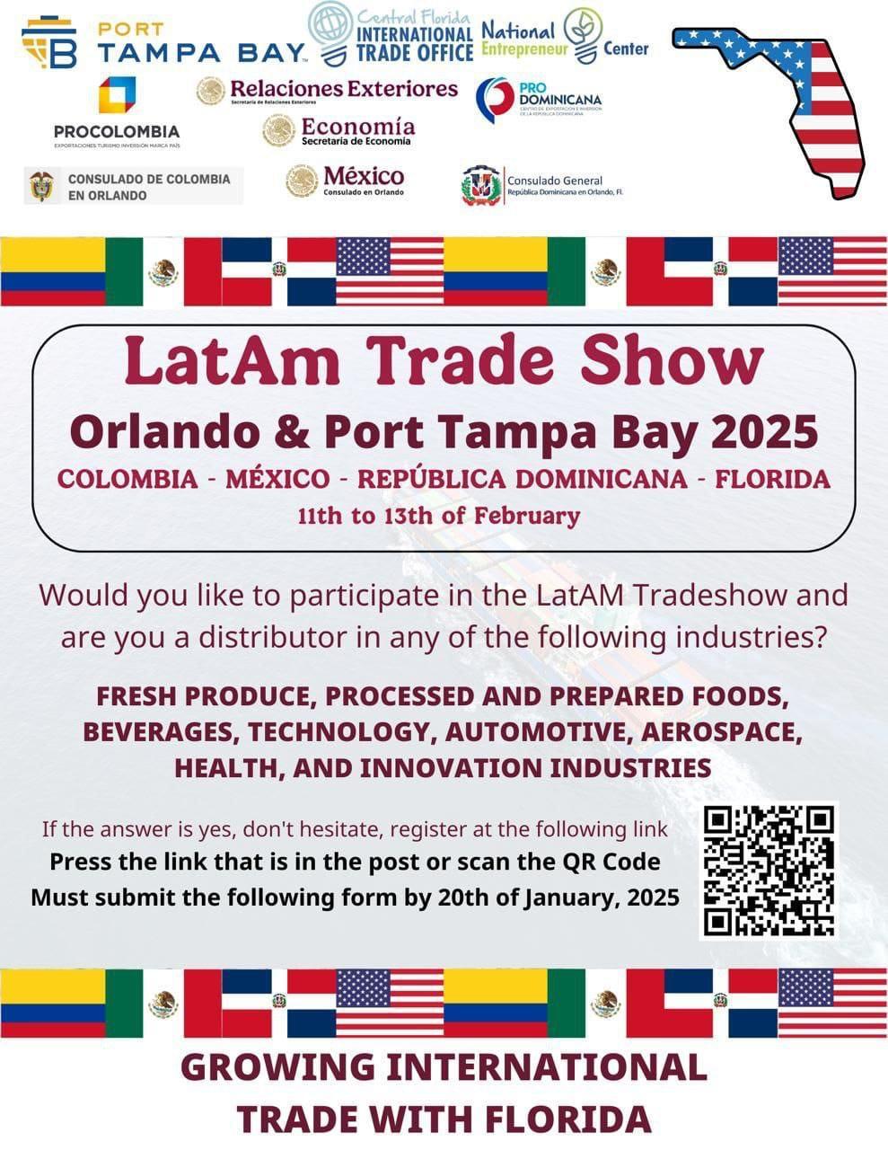 Empresarios potosinos podrán promocionar sus productos en&nbsp;Florida