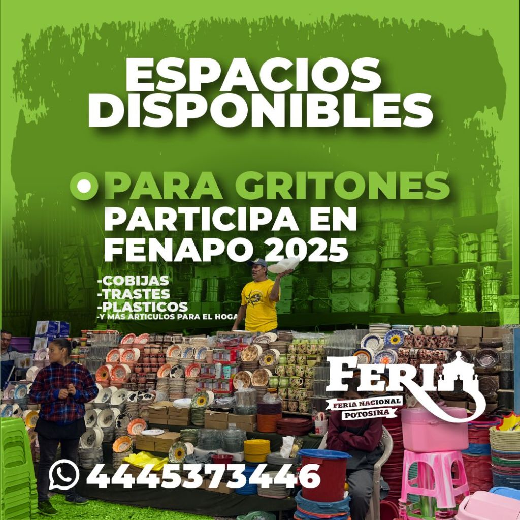 Abre Fenapo convocatoria para gritones en el recinto&nbsp;ferial