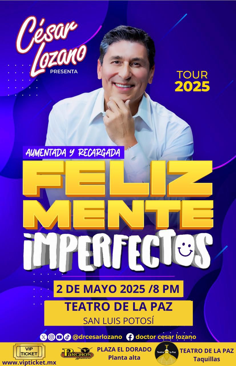 Cesar Lozano presenta ,»Felizmente&nbsp;Imperfectos»