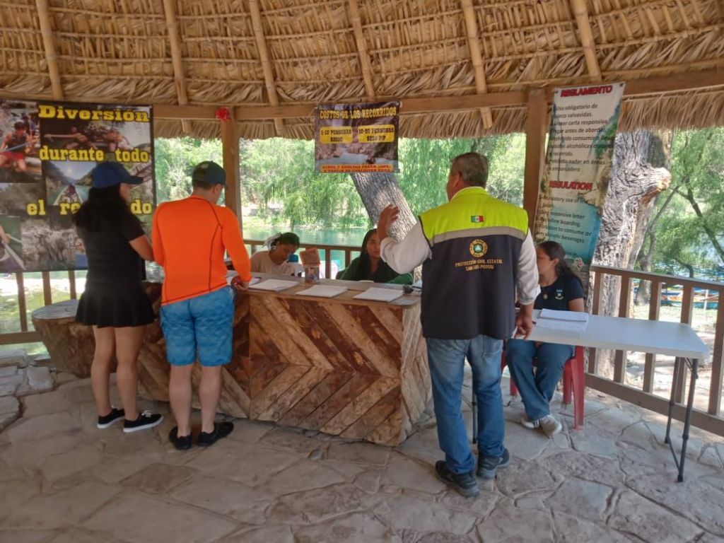 Fortaleza ejecutivo del Estado inspección en parajes turísticos de San Luis&nbsp;Potosí