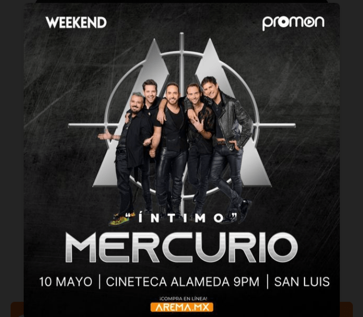 Regresa grupo mercurio con su gira íntimo a La Cineteca&nbsp;Alameda