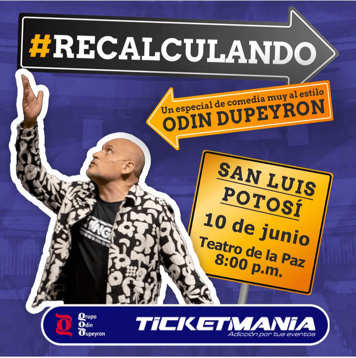 Odin Dupeyrón regresa a SLP con&nbsp;«Recalculando»
