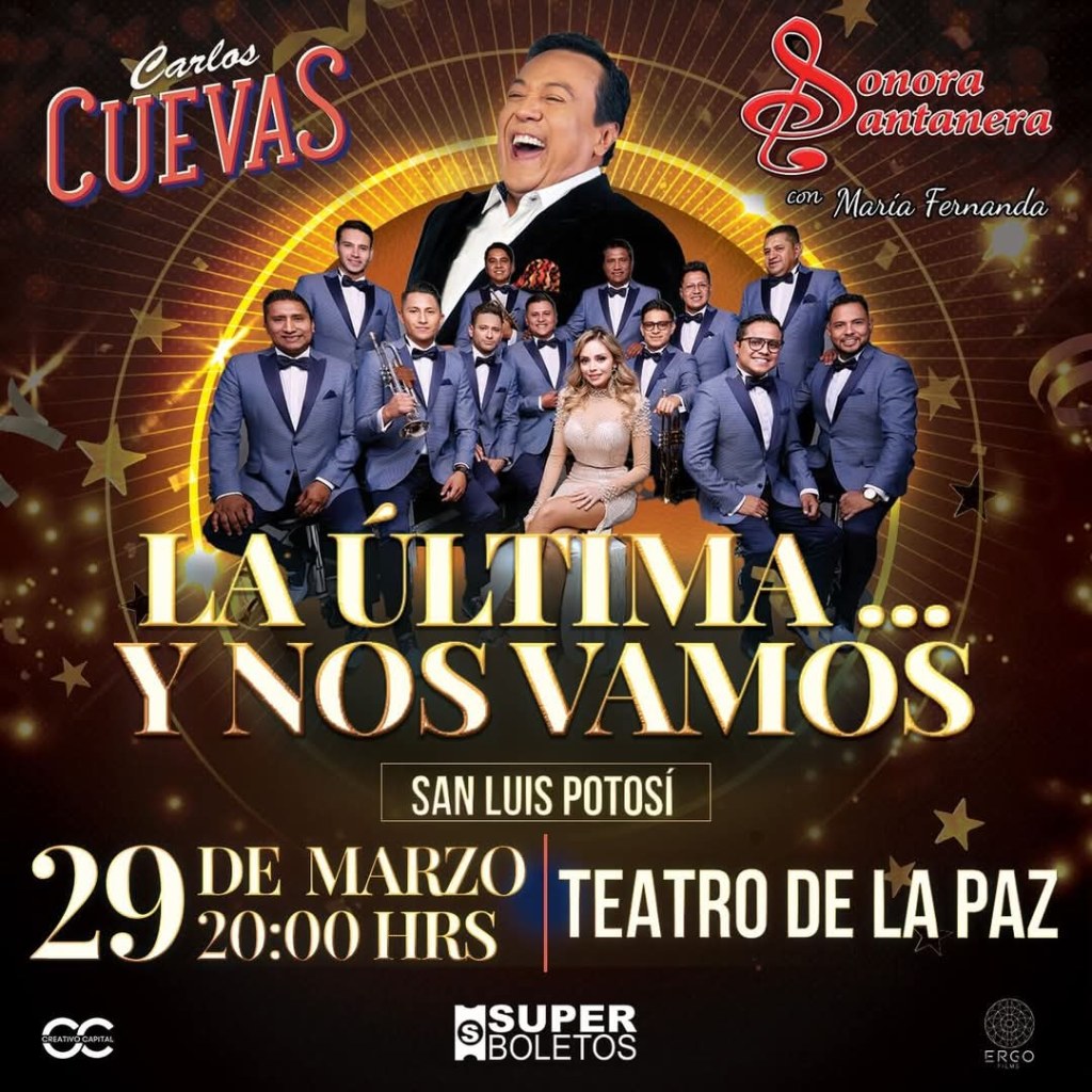 Carlos Cuevas con Sonosa Santanera y María Fernanda en La Última y nos&nbsp;Vamos