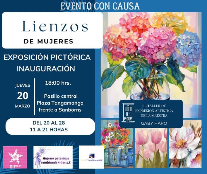Asiste a la exposición pictórica lienzos de&nbsp;mujeres