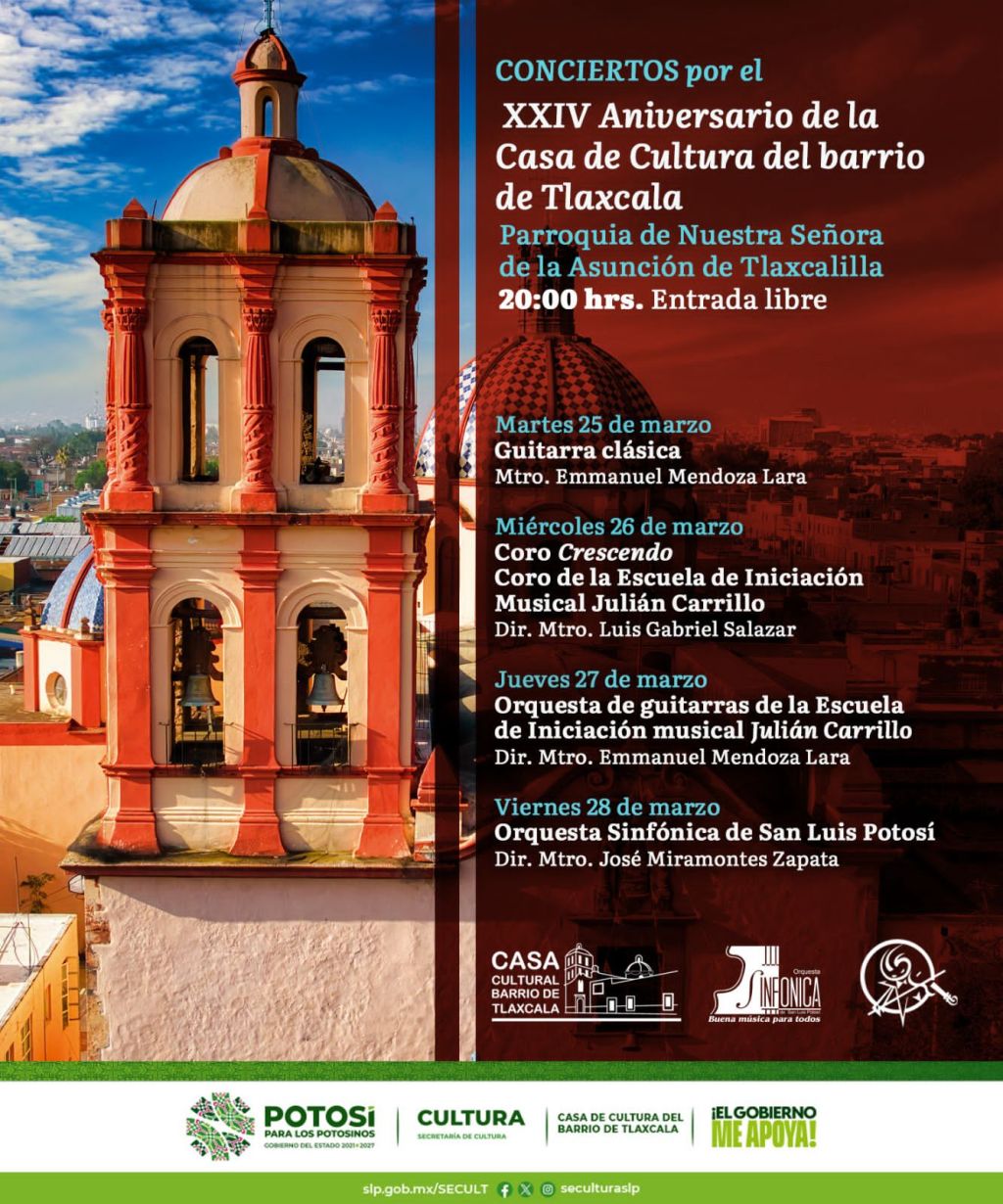 Celebremos juntos el XXIV Aniversario de la Casa de Cultura del Barrio de&nbsp;Tlaxcala