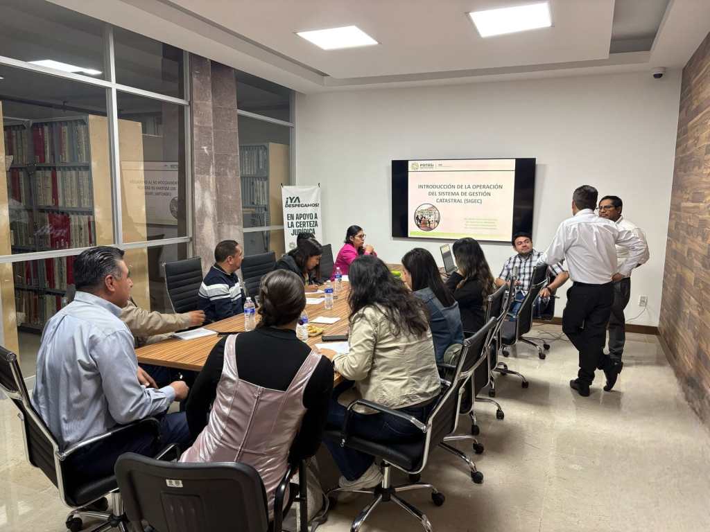 Gobierno Estatal brinda asesoría técnica especializada a Catastros&nbsp;Municipales