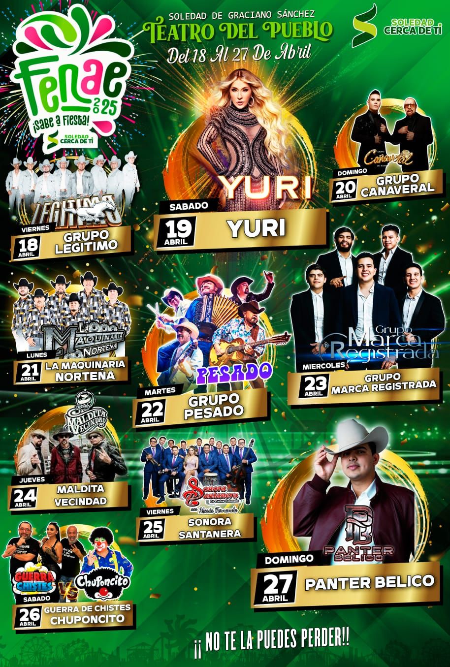 Ricardo Gallardo en cabeza presentación de la Fenae 2025 en&nbsp;Soledad