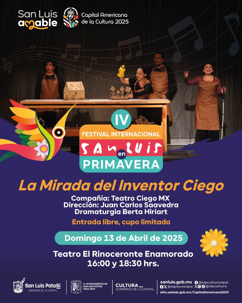 Destacan eventos inclusivos dentro del cuarto Festival Internacional de San Luis en&nbsp;primavera