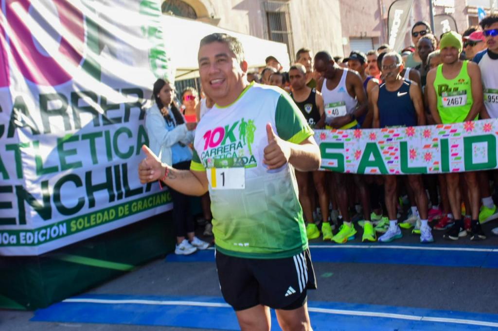 CON UN RÉCORD DE PARTICIPANTES, ALCALDE DE SOLEDAD ENCABEZA DÉCIMA EDICIÓN DE LA CARRERA ATLÉTICA DE LA&nbsp;ENCHILADA