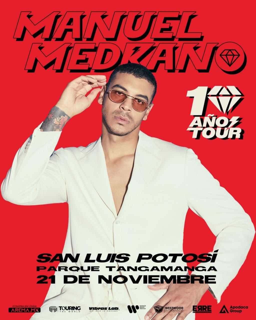 Manuel Medrano en San Luis con su tour&nbsp;«Imperdible»