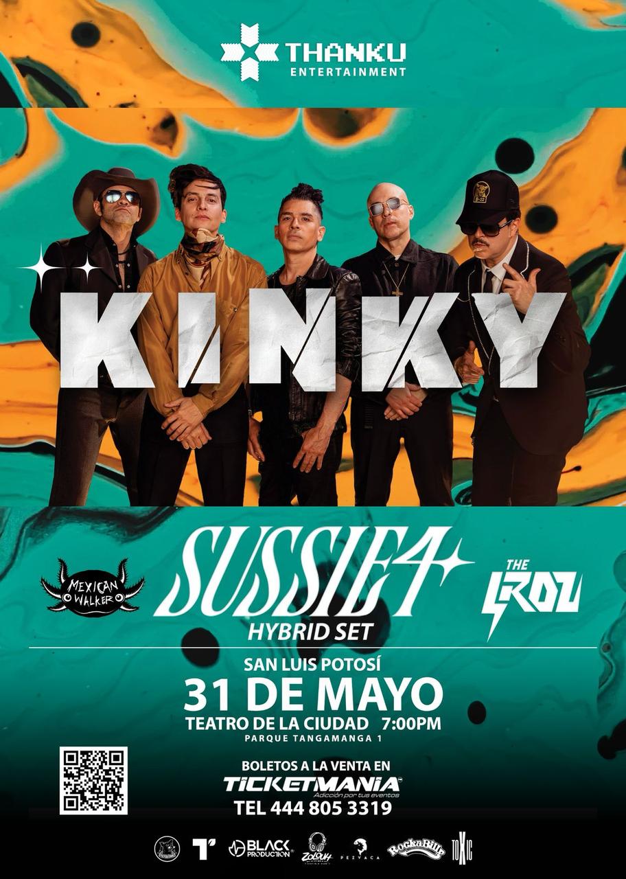 kinky regresa a San Luis con un show&nbsp;imperdible