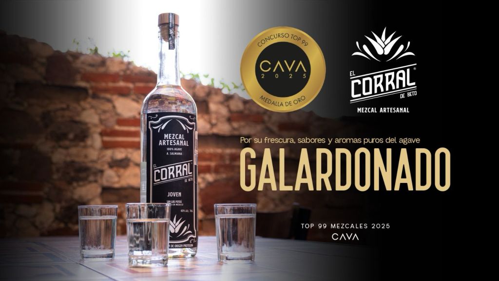 Mezcal Corral gana medalla de oro en CAVA 20 25 y se posiciona entre los mejores mezcales del&nbsp;mundo