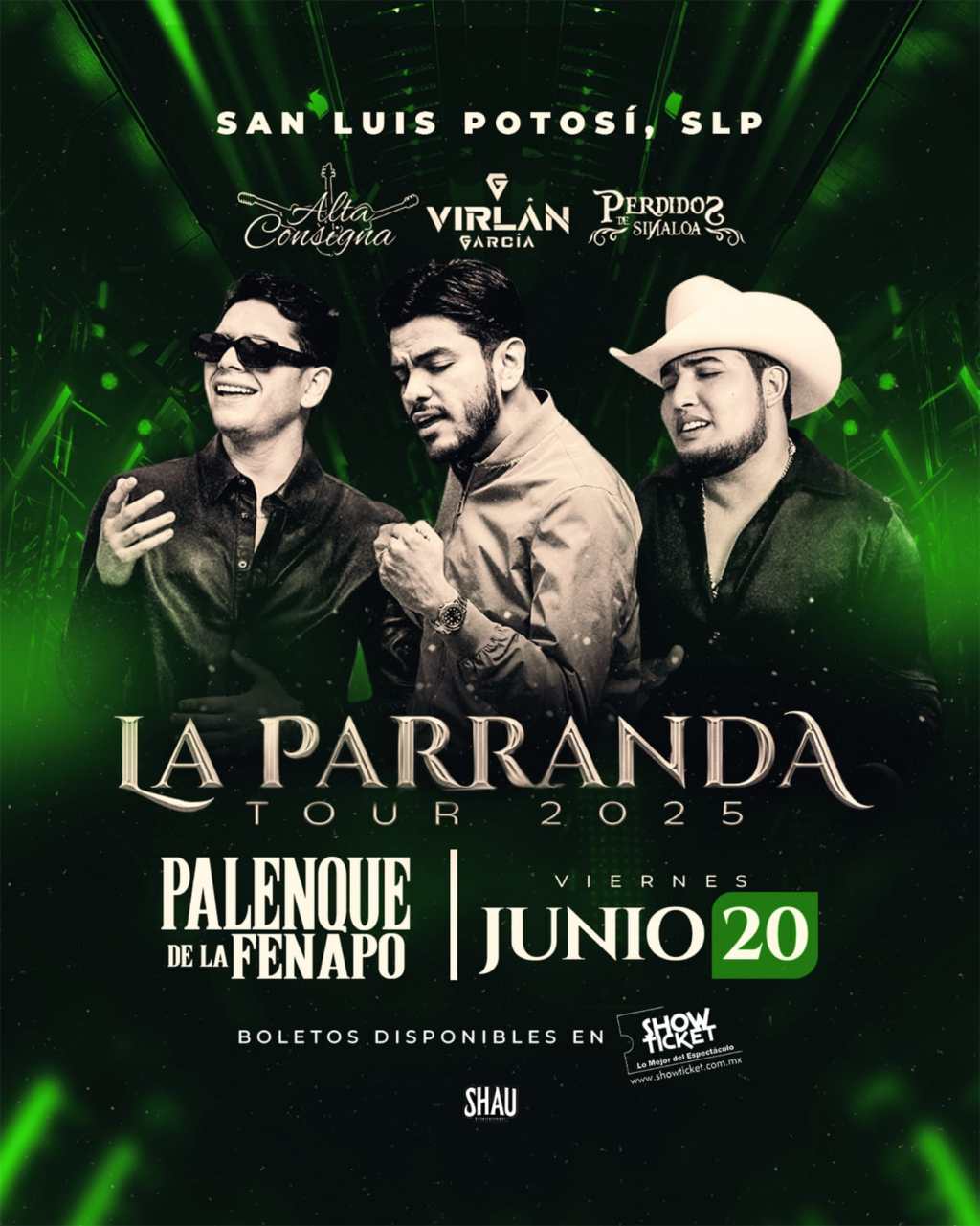 Por fin en San Luis Potosí La Parranda Tour&nbsp;2025