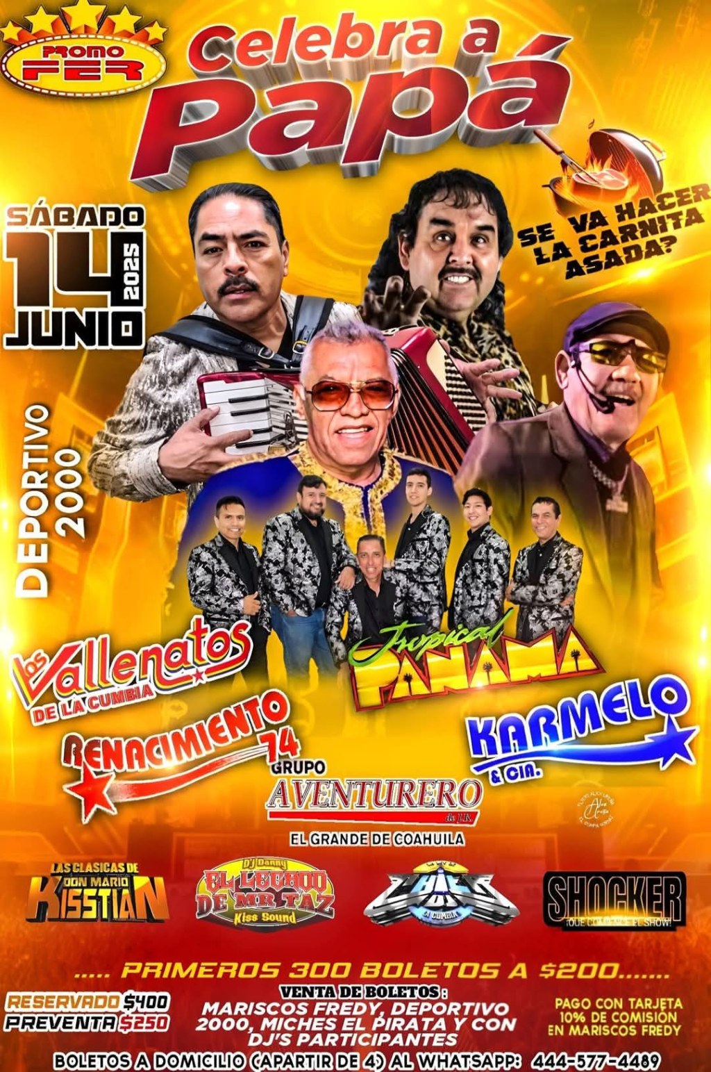 Ven a celebrar el Día del Padre con un gran&nbsp;baile