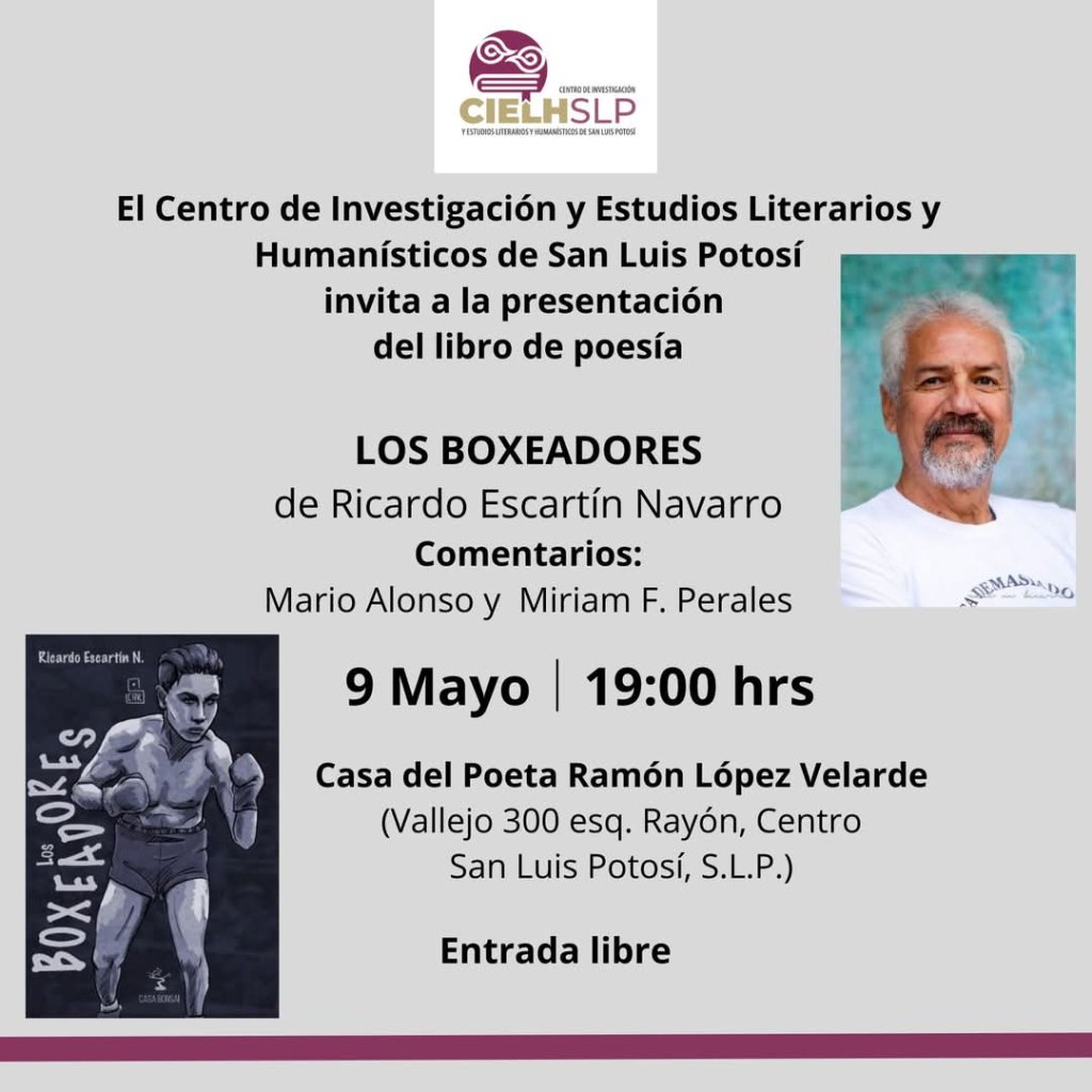 Presentación del libro Los Boxeadores con Ricardo escartín Navarro en la casa del poeta Ramón López&nbsp;Velarde