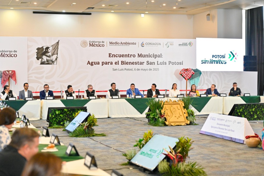 Ricardo Gallardo y federación coordinan infraestructura hídrica en San Luis&nbsp;Potosí