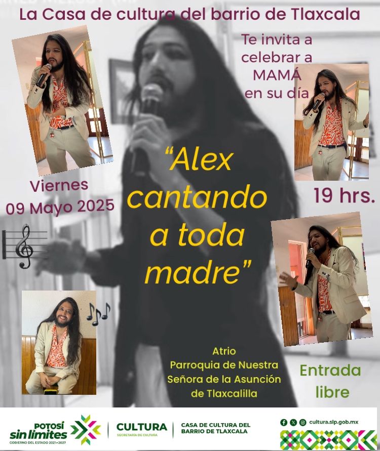 Alex cantando a toda madre este próximo&nbsp;viernes