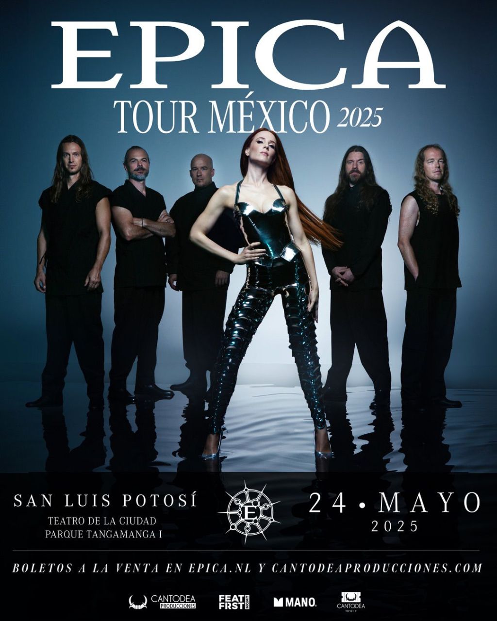 Épica llegas SLP como parte de su gira por México&nbsp;2025