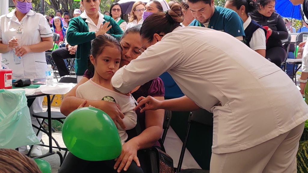 Fortalece estado vacunación contra el&nbsp;Sarampión