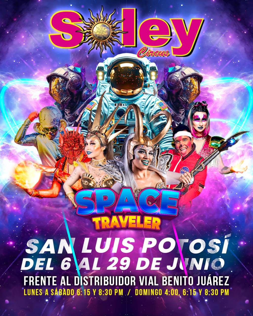 Vive una increíble aventura espacial con Soley&nbsp;Circus