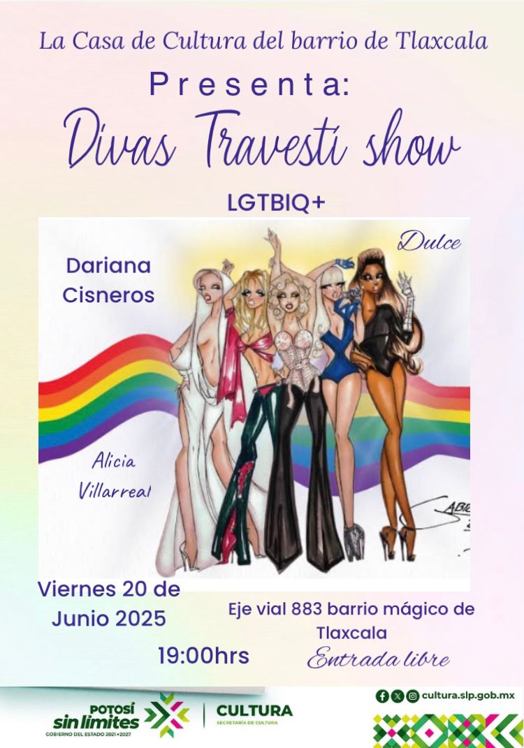 Divas Travesti Show en La Casa de Cultura del Barrio de&nbsp;Tlaxcala