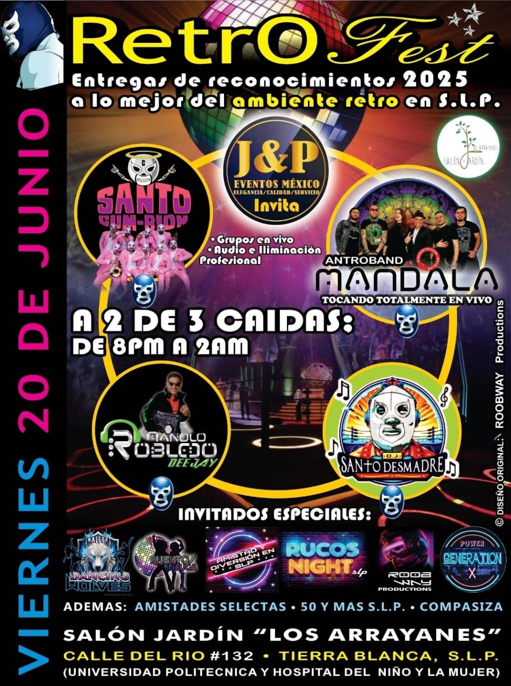 El viernes será la entrega de los reconocimientos Retro Fest en San Luis&nbsp;Potosí