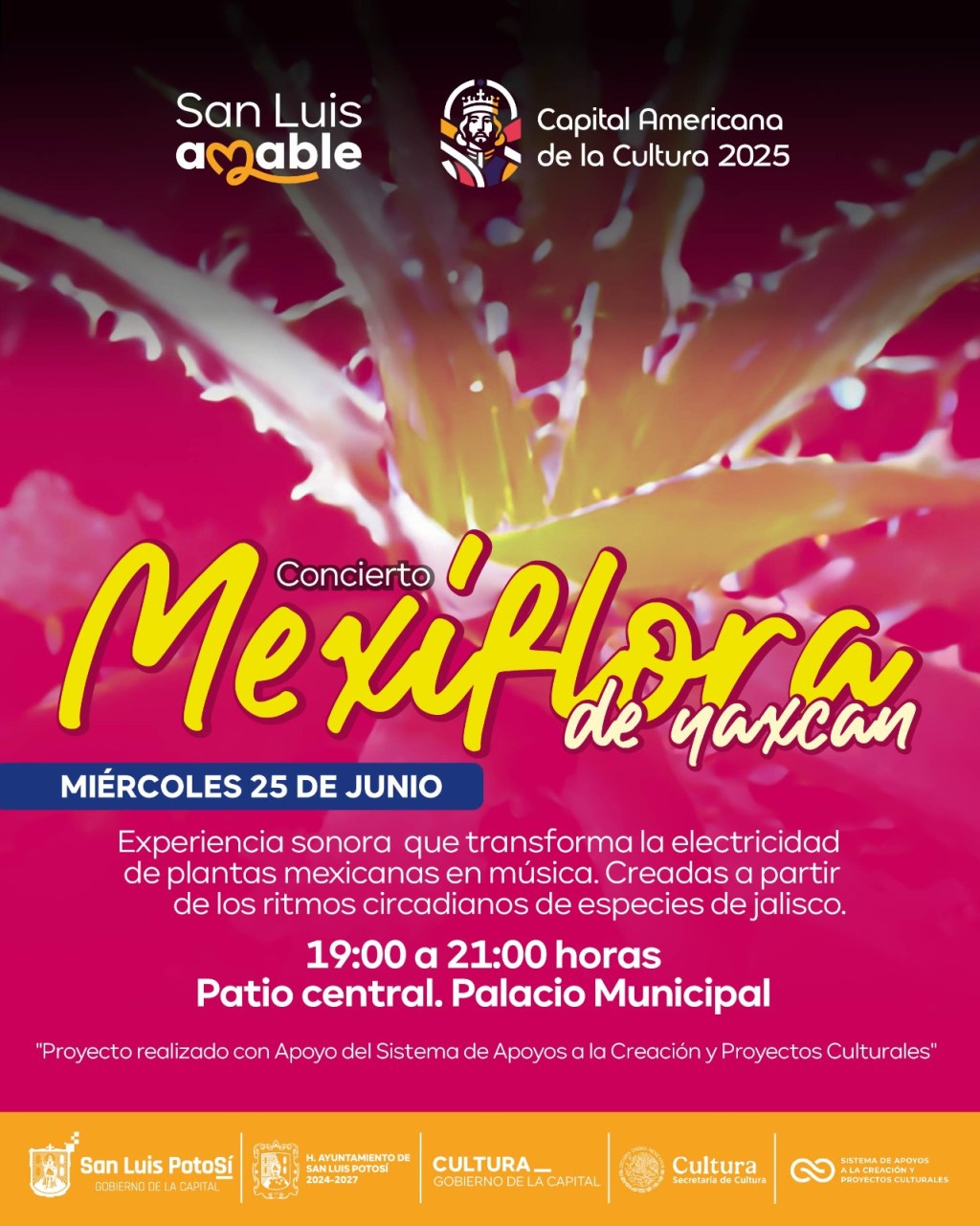 Mexiflora: el sonido de la naturaleza se presente en el Palacio&nbsp;Municipal