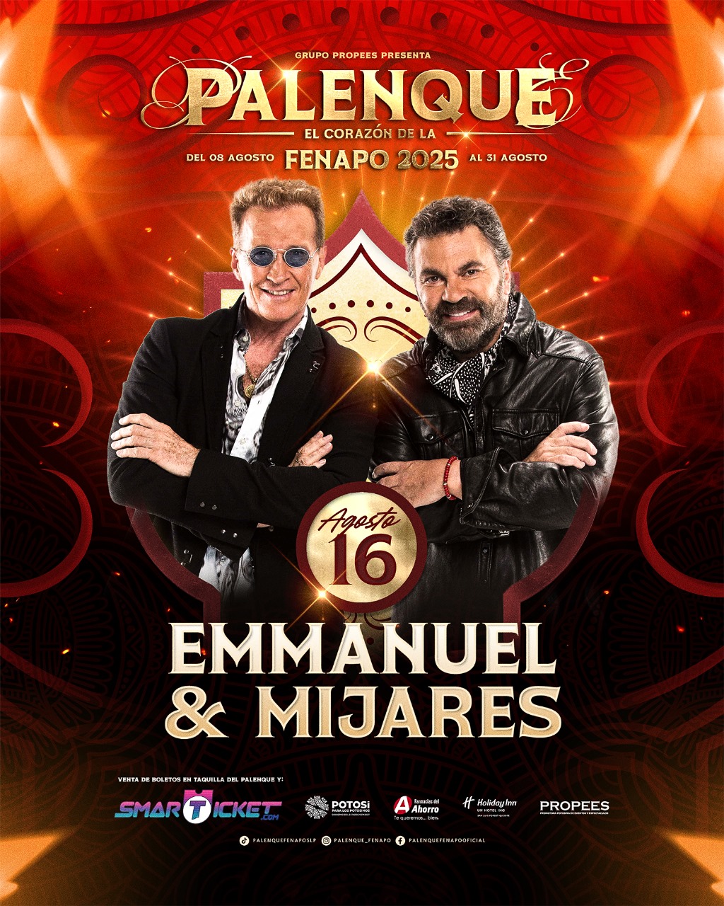 Emmanuel & Mijares en el Palenque de la Fenapo&nbsp;2025