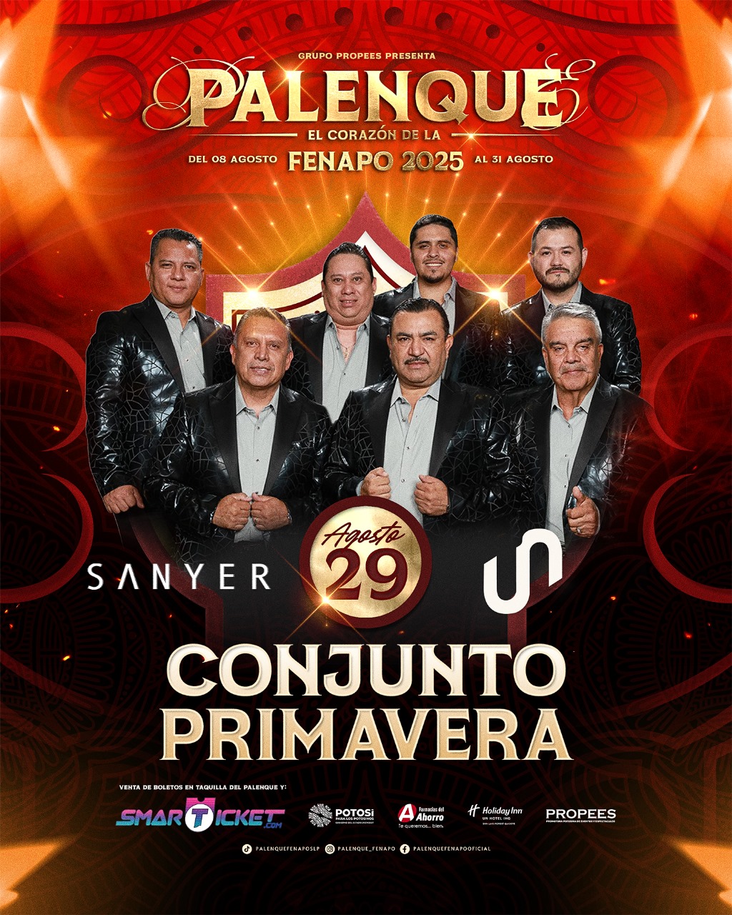 Conjunto Primavera en el Palenque de la Fenapo&nbsp;2025