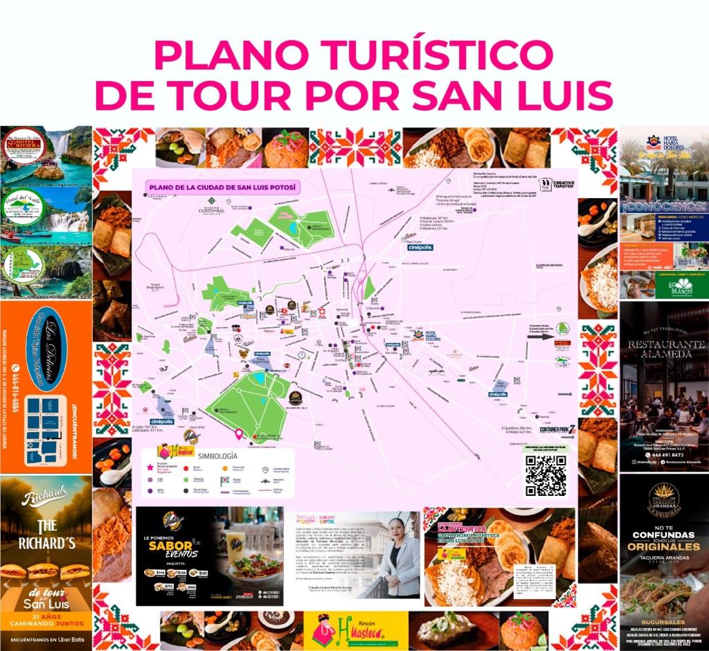 Plano turístico De Tour por San&nbsp;Luis