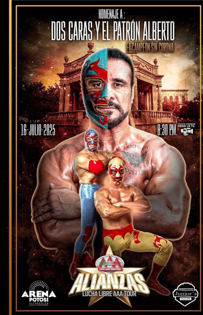 Prepárate para una noche histórica de lucha libre en la Arena&nbsp;Potosí