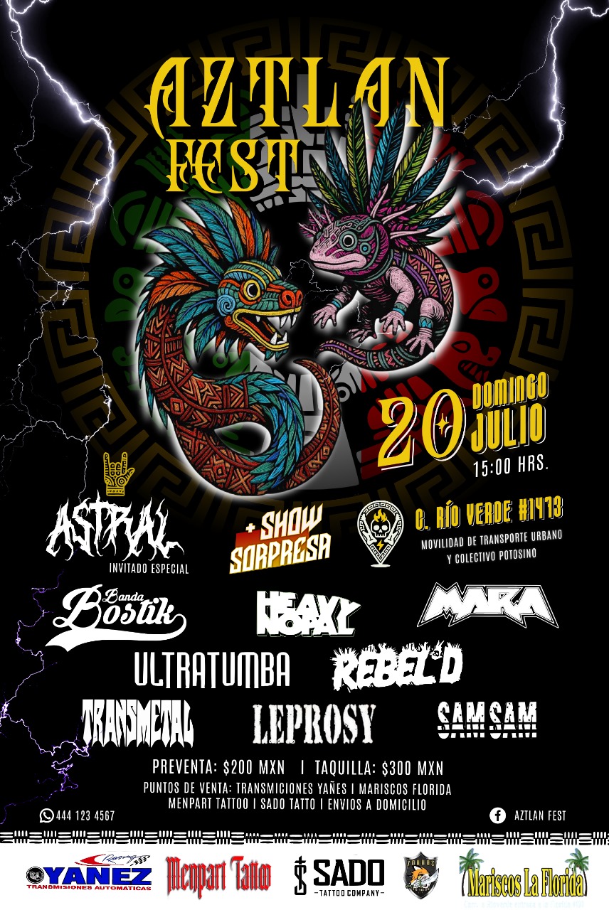Llega el Aztlan Fest 2025 a San Luis&nbsp;Potosí