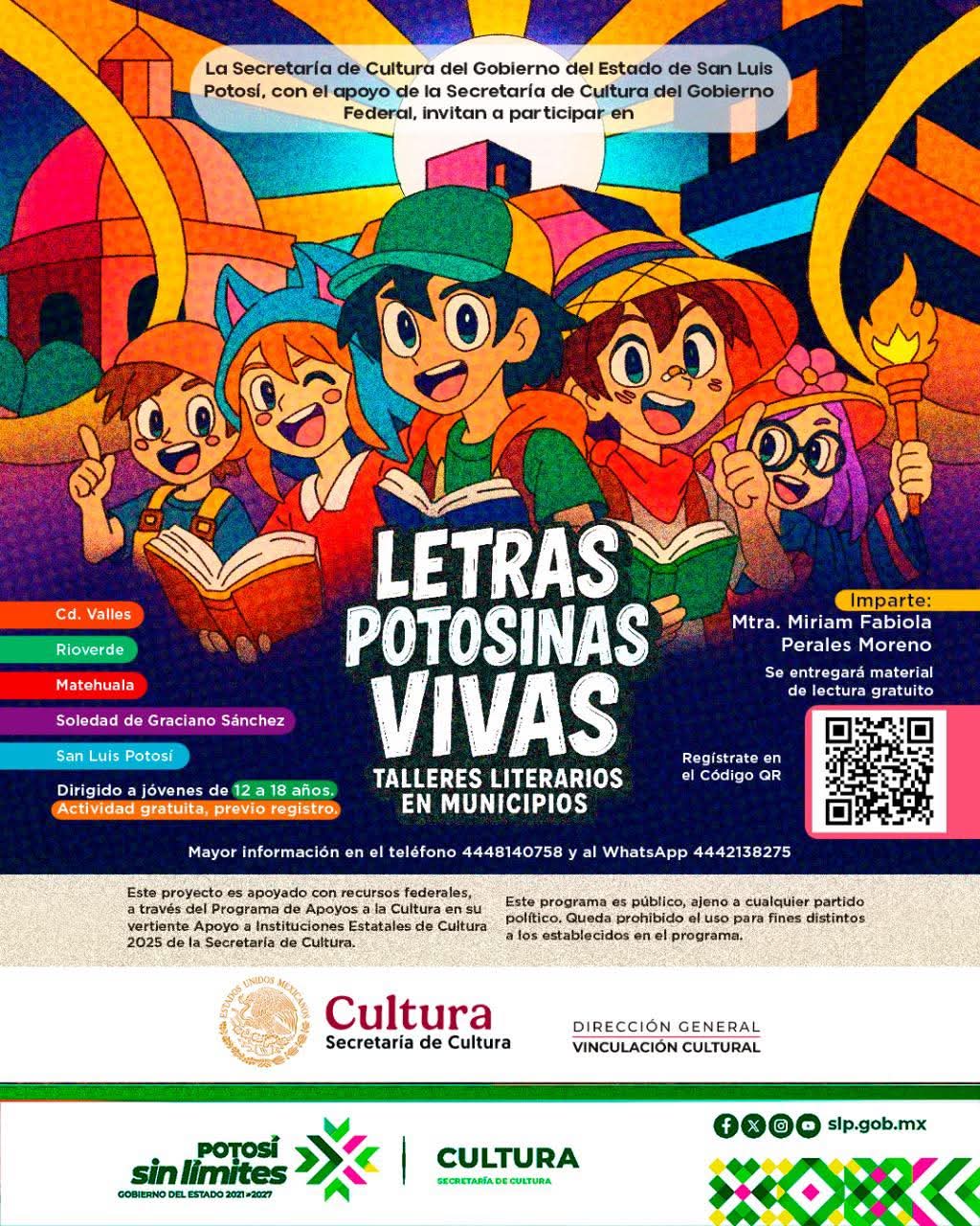 Llega este verano a Ciudad Valles «Letras Potosinas&nbsp;Vivas»