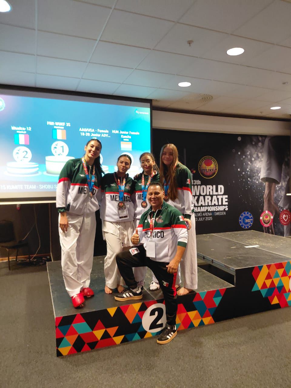 Atletas potosinas destacan en Mundial de Karate en&nbsp;Suecia