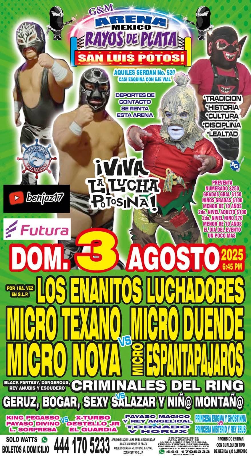 Prepárense para una noche épica de lucha libre en San Luis&nbsp;Potosí