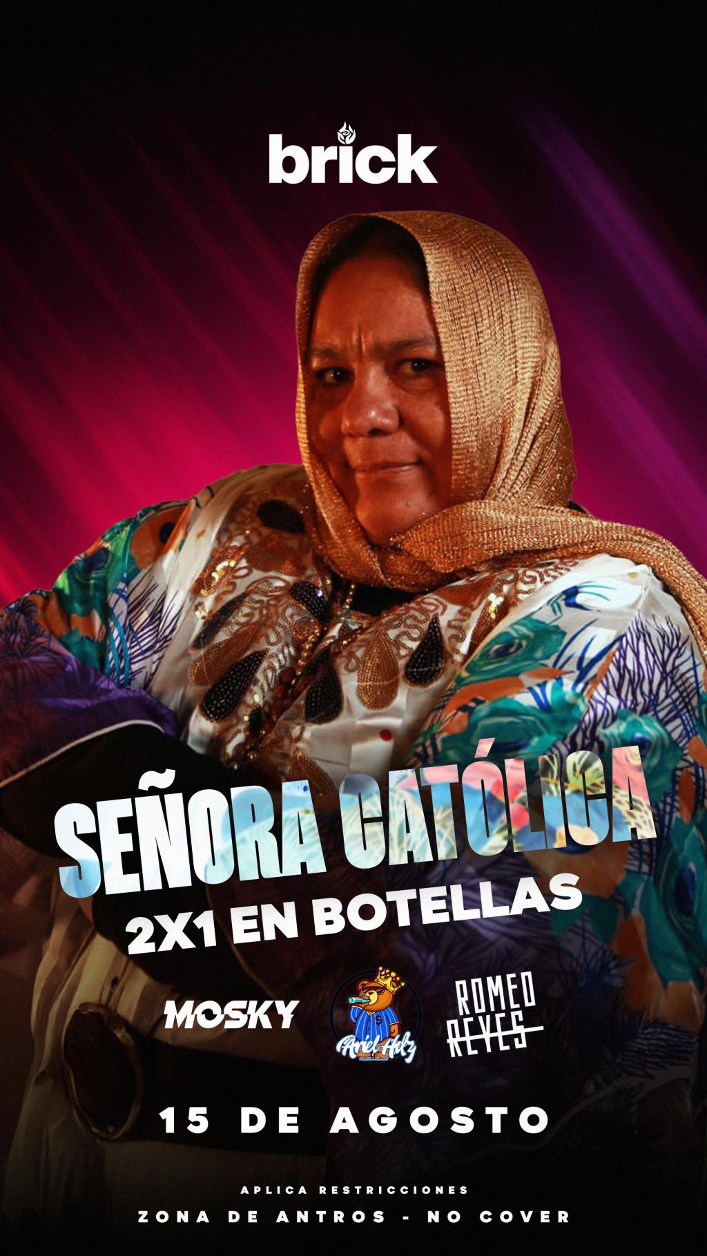 ¡Pecadores la señora católica viene por ustedes hoy a la&nbsp;Fenapo!