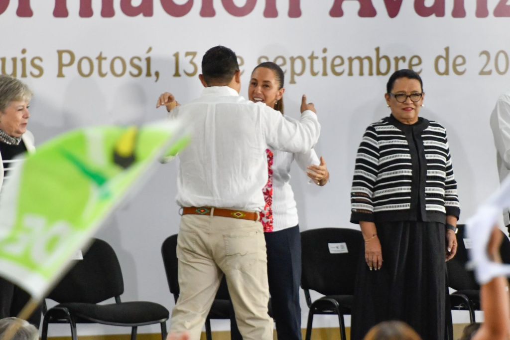 CON GESTIONES DE RICARDO GALLARDO, PRESIDENTA CLAUDIA SHEINBAUM ANUNCIA PAGO A DOCENTES DE&nbsp;TELESECUNDARIA