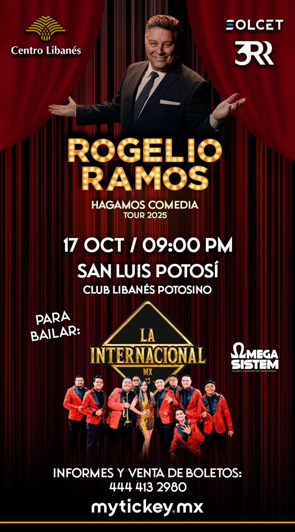 Noche de música y carcajadas con Rogelio Ramos y La Internacional&nbsp;MX