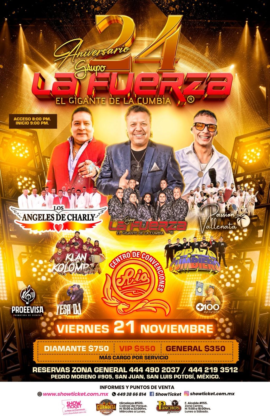 Gran aniversario del grupo La Fuerza, el gigante de la&nbsp;cumbia