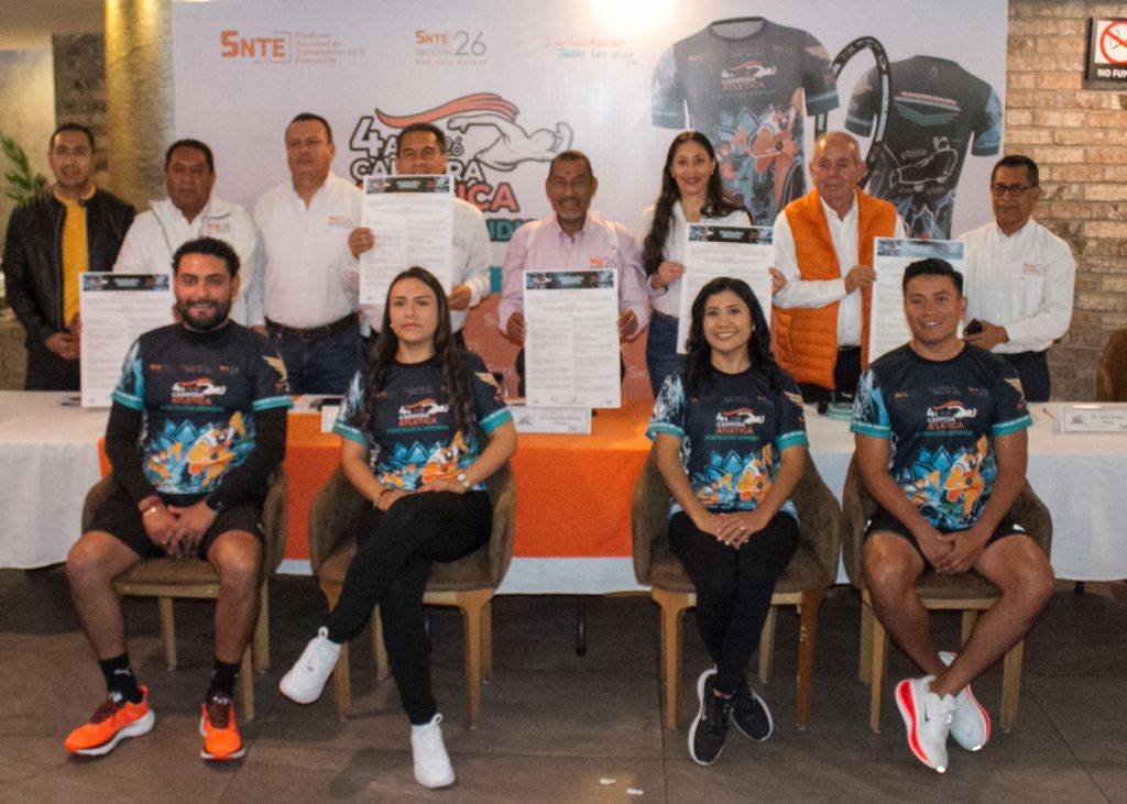 Sección 26 del SNTE presenta la 4á Carrera «Fortaleza&nbsp;Sindical»