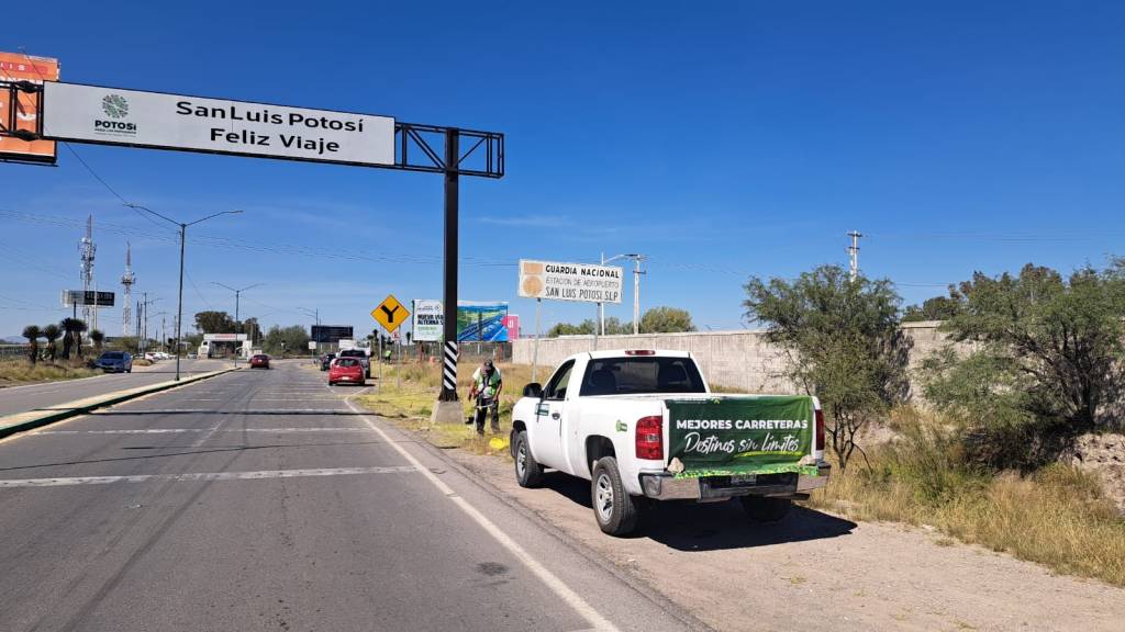 CONTINÚA LA CONSERVACIÓN VIAL EN RUTAS ESTRATÉGICAS DE SAN&nbsp;LUIS