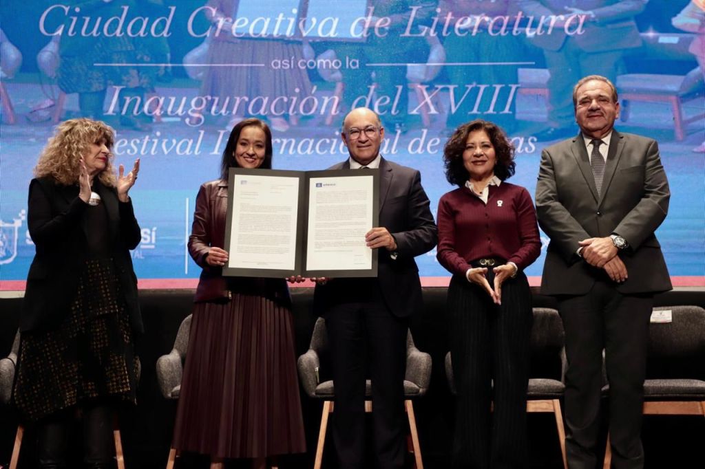 UNESCO entrega a San Luis Capital la distinción como Ciudad Creativa en&nbsp;Literatura