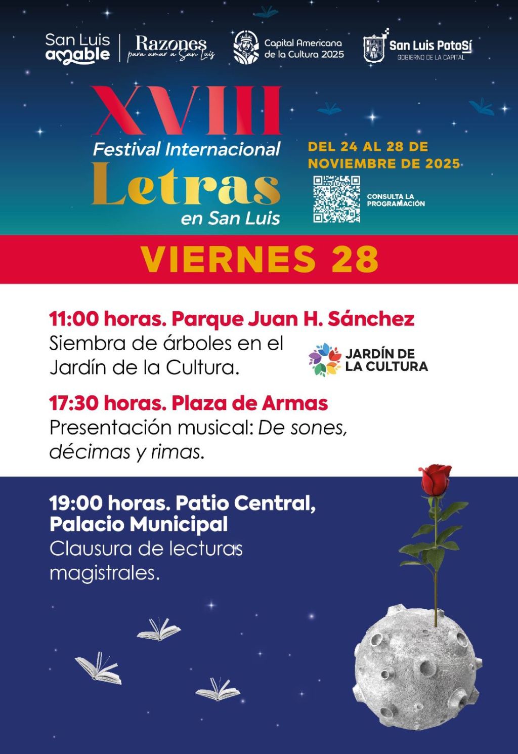Invita Gobierno Municipal al cierre del XVIII Festival Internacional Letras en San&nbsp;Luis