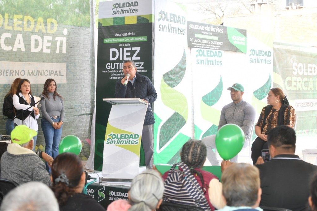 JUAN MANUEL NAVARRO INICIA RENOVACIÓN TOTAL DE LA CABECERA DE SOLEDAD CON NUEVA&nbsp;PAVIMENTACIÓN