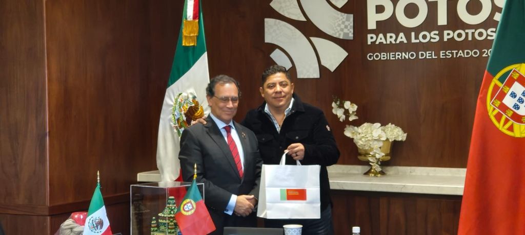 RICARDO GALLARDO PROMUEVE A SAN LUIS POTOSÍ ANTE EL EMBAJADOR DE&nbsp;PORTUGAL