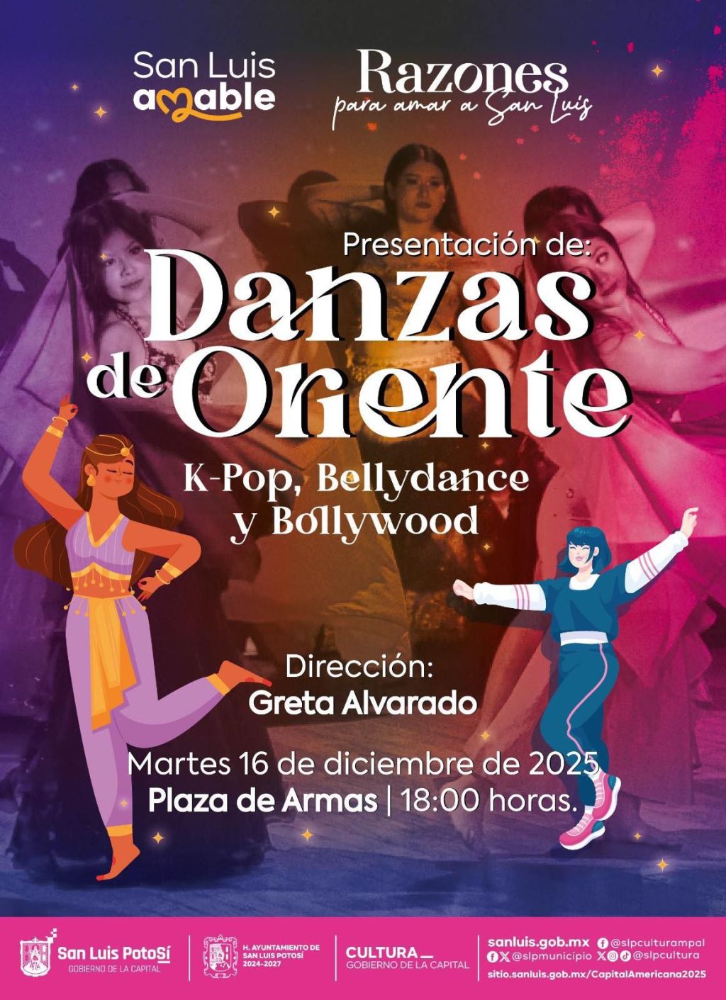 Cultura Municipal invita a la presentación “Danzas de Oriente” en Plaza de&nbsp;Armas