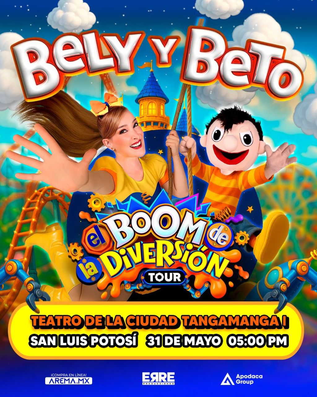 Bely y Beto muy pronto en San Luis con su show «El Boom de la diversión&nbsp;Tour»