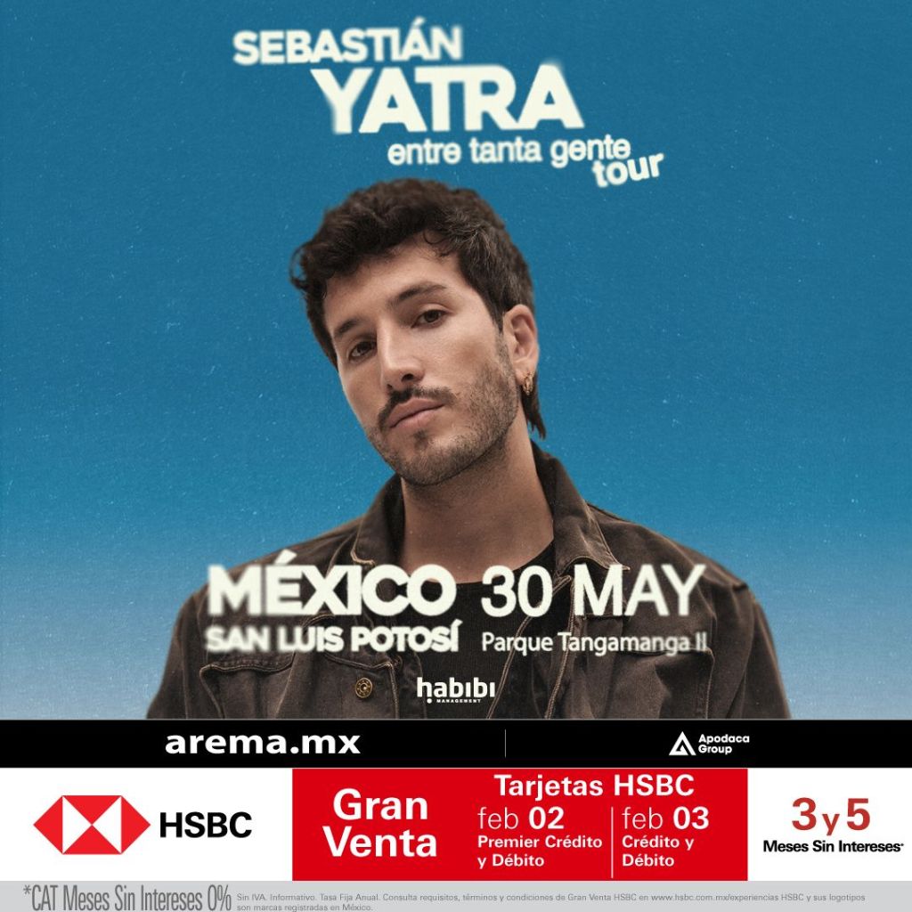Sebastián Yatra en San&nbsp;Luis
