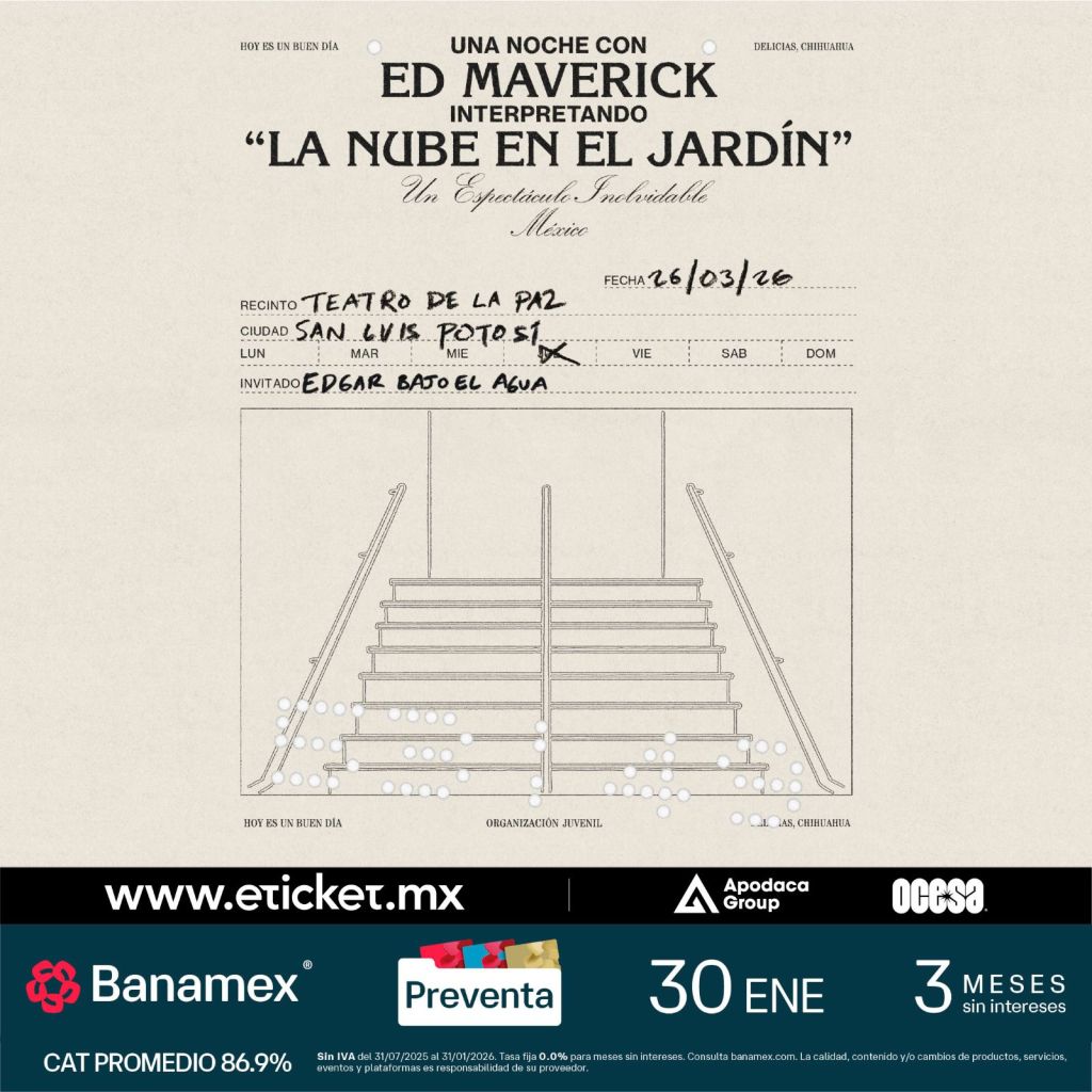 Ed Maverick en el Teatro de la&nbsp;Paz